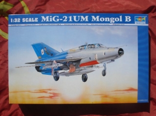 Trumpeter 02219  MiG-21UM Mongol B